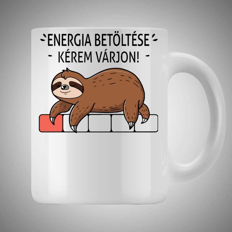 Bögre 3dl Energia Betöltése Lajhár
