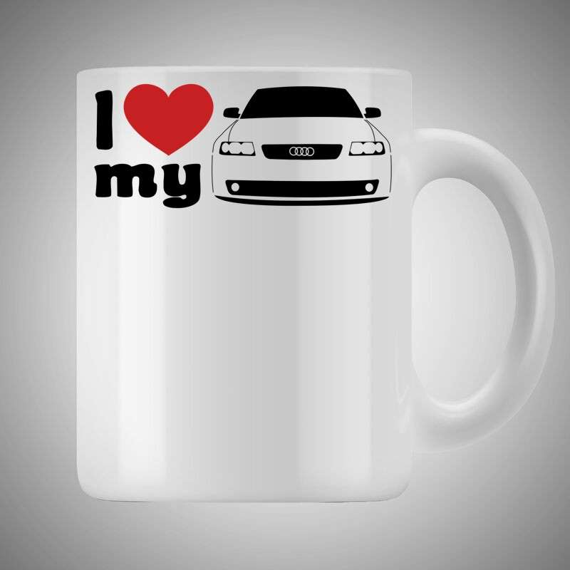 Bögre 3dl I Love My Audi