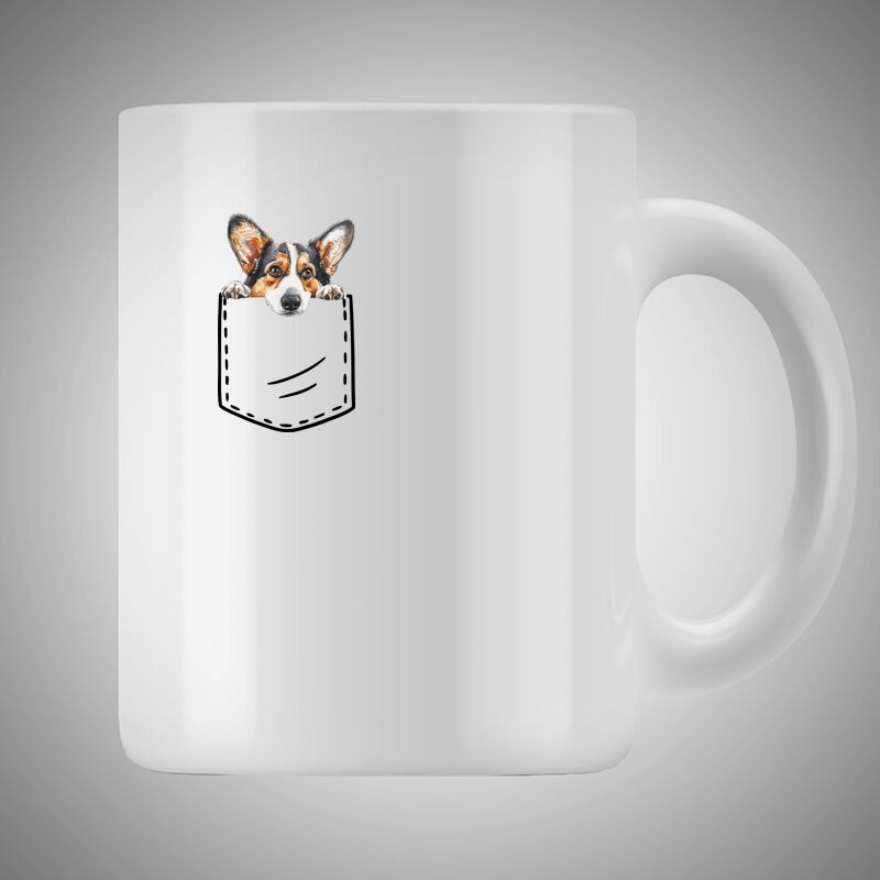 Bögre 3dl Corgi Zseb 2.0
