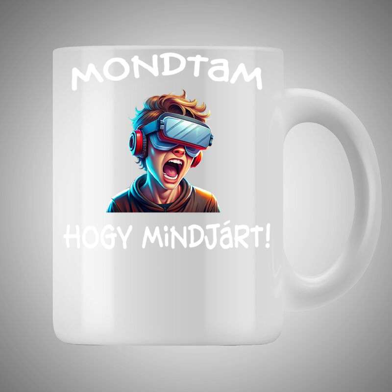 Bögre 3dl Mondtam Hogy Mindjárt VR