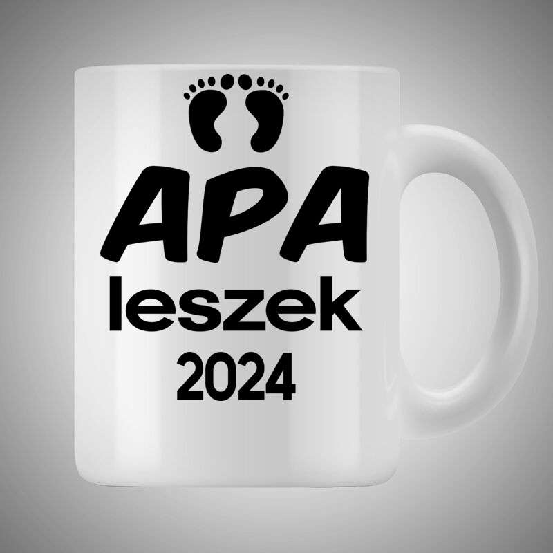 Bögre 3dl Apa Leszek (Évszám Változtatható)
