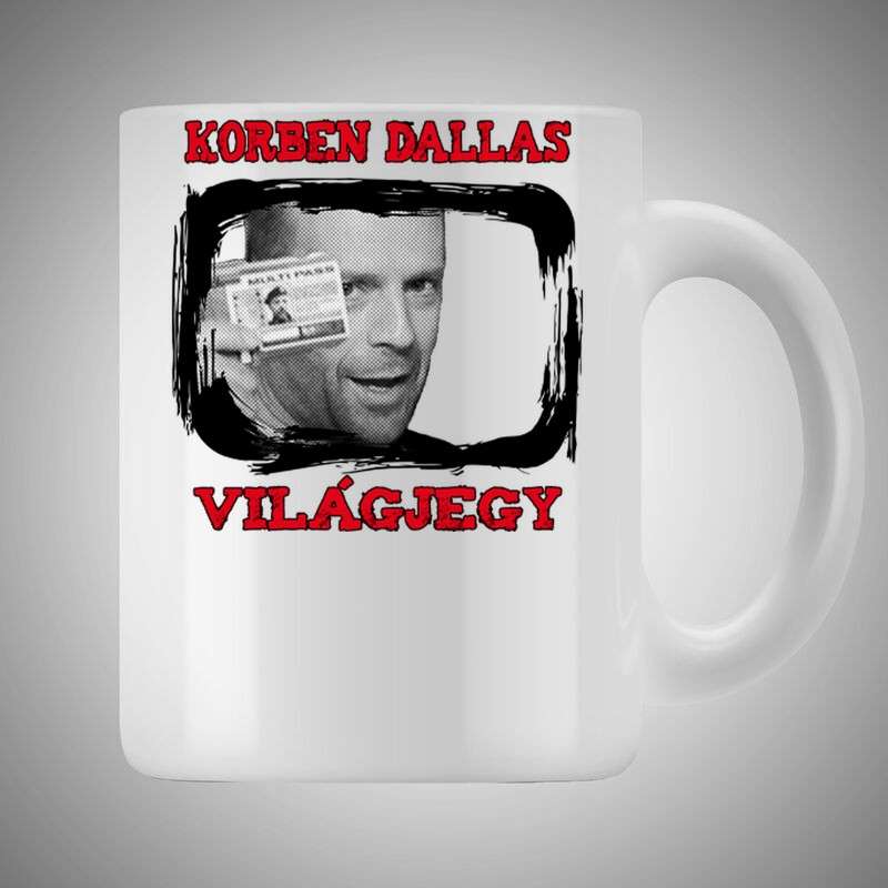 Bögre 3dl Korben Dallas Világjegy