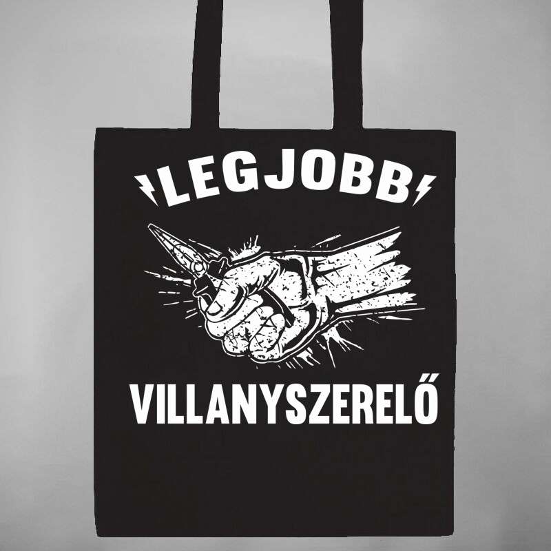 Pamut bevásárló táska Legjobb Villanyszerelő