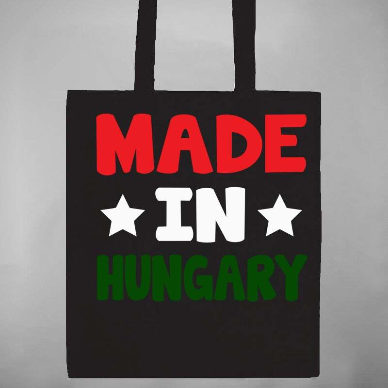 Pamut bevásárló táska Made In Hungary
