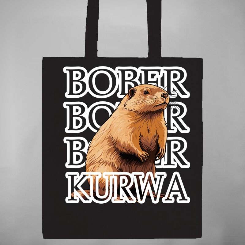 Pamut bevásárló táska Bober Kurwa 2.0