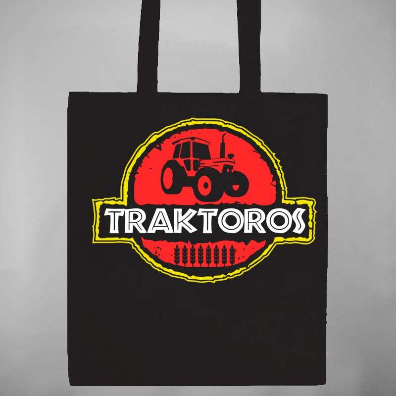 Pamut bevásárló táska Traktoros