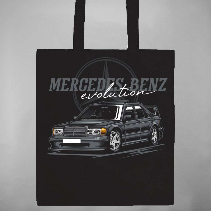 Pamut bevásárló táska Mercedes Benz Evolution