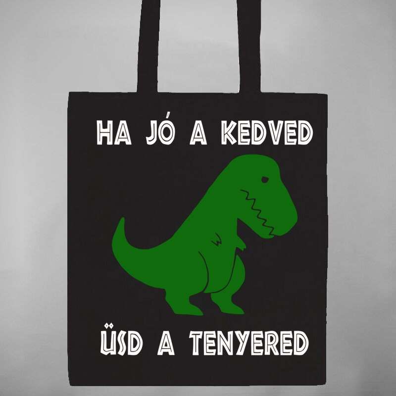 Pamut bevásárló táska Ha Jó A Kedved üsd A Tenyered