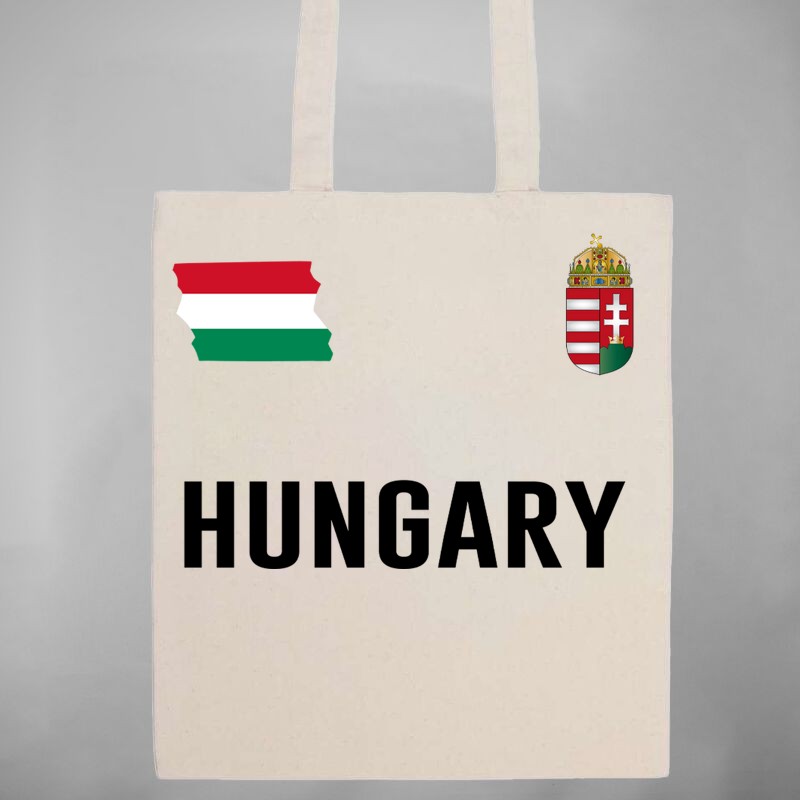 Pamut bevásárló táska Hungary Címeres