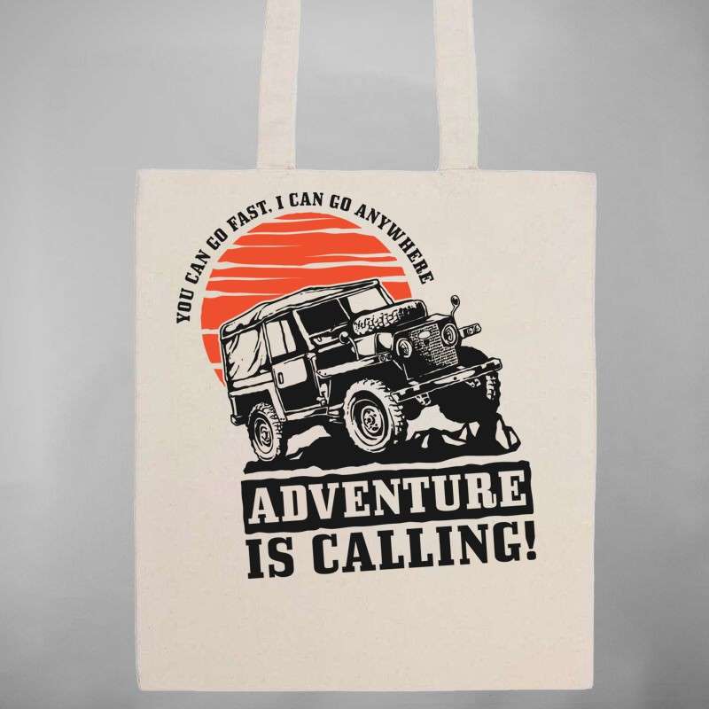 Pamut bevásárló táska Offroad Adventure