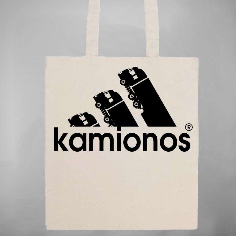 Pamut bevásárló táska Kamionos