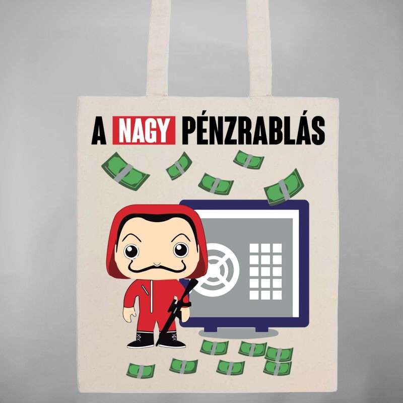 Pamut bevásárló táska A Nagy Pénzrablás