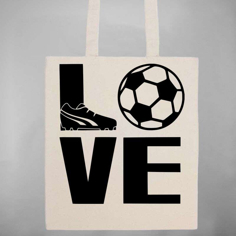Pamut bevásárló táska Love Foci 2.0