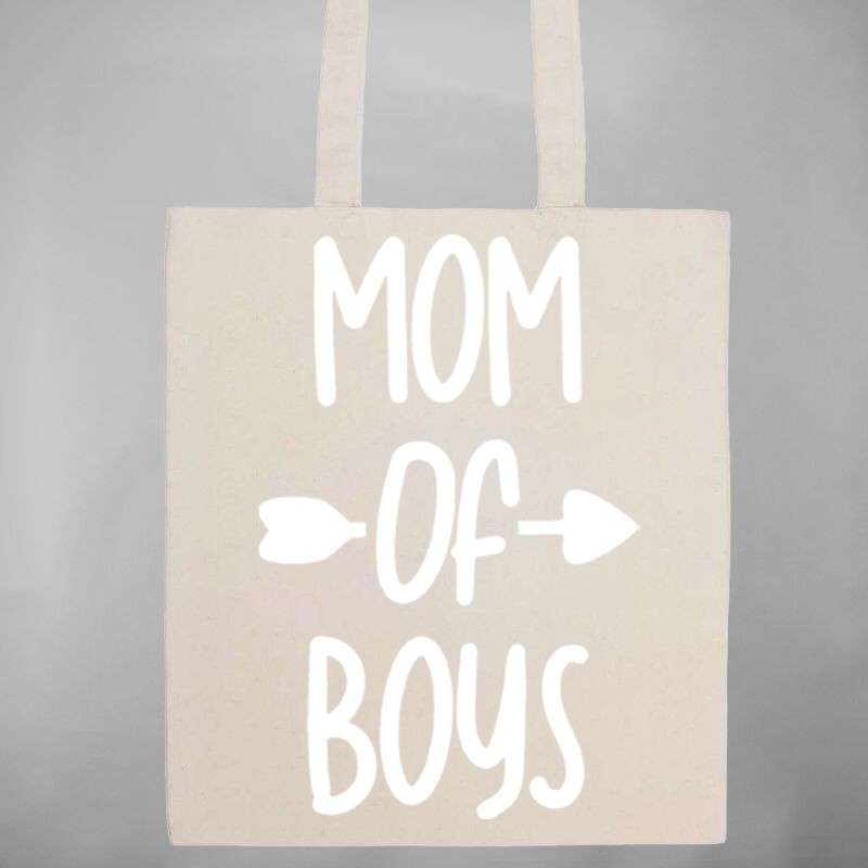 Pamut bevásárló táska Mom Of Boys 2.0