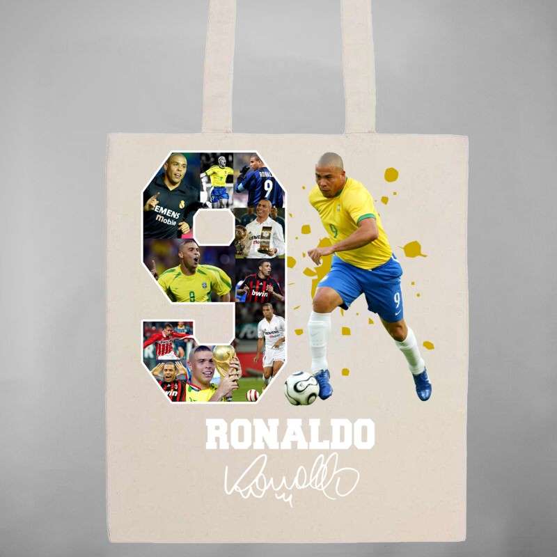 Pamut bevásárló táska Ronaldo Nazario