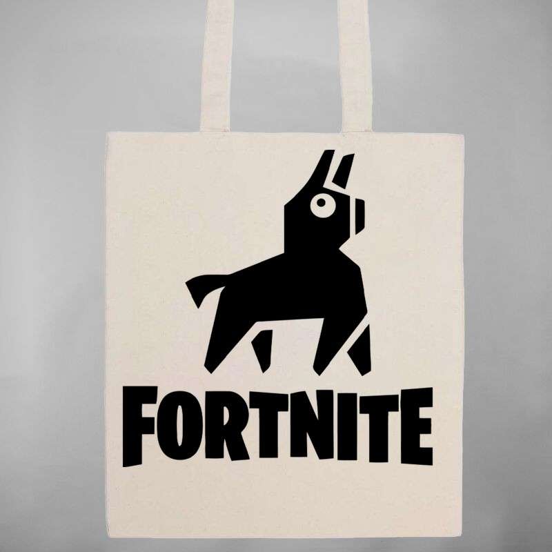 Pamut bevásárló táska Fortnite Láma