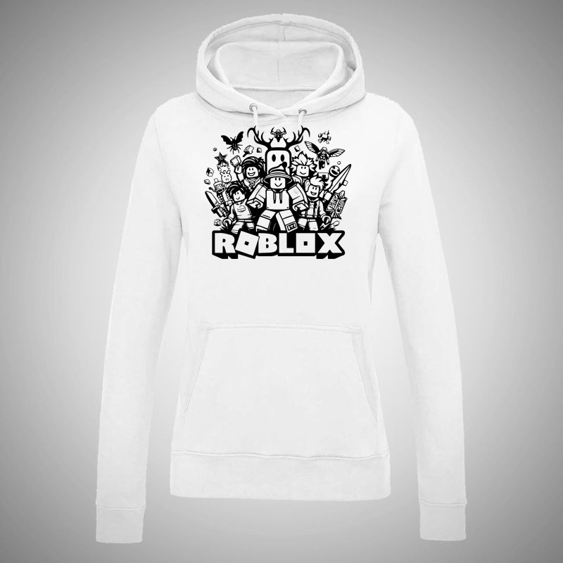 Női kapucnis pulóver Roblox Characters
