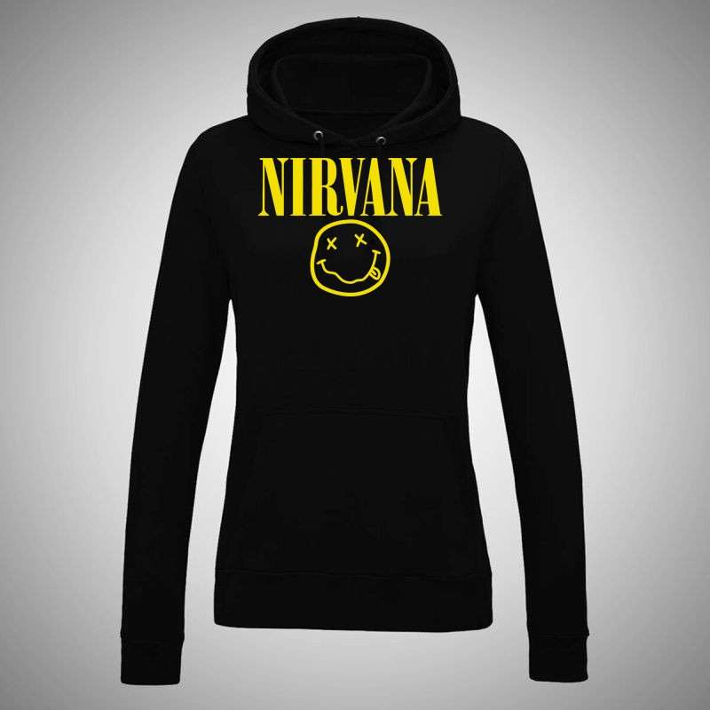 Női kapucnis pulóver Nirvana