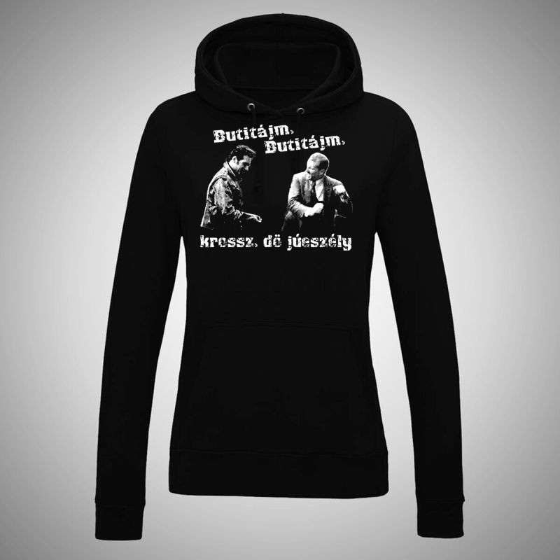 Női kapucnis pulóver Butitájm