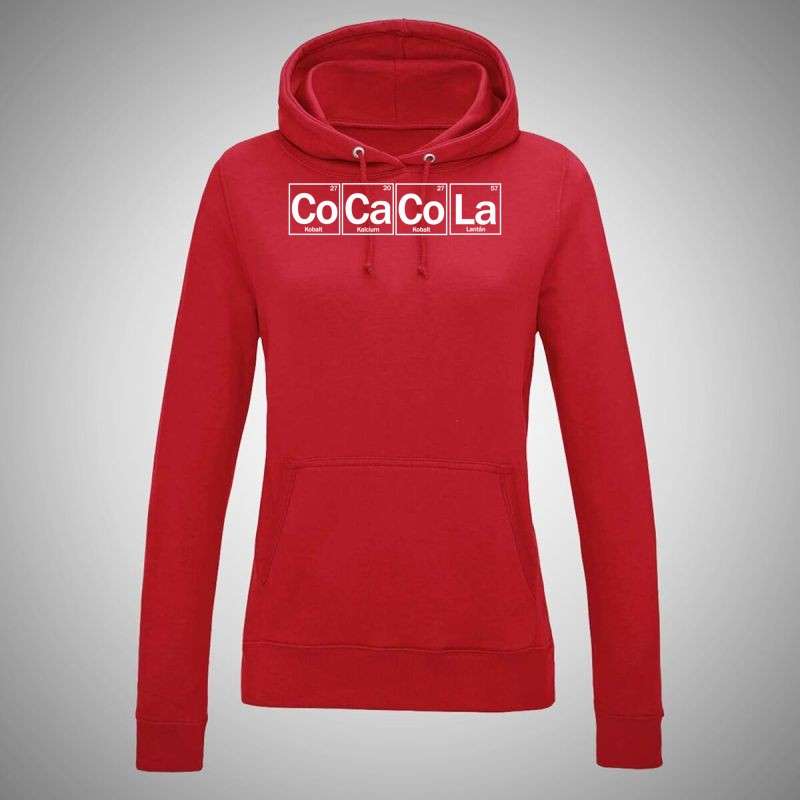 Női kapucnis pulóver Coca Cola Periódusos
