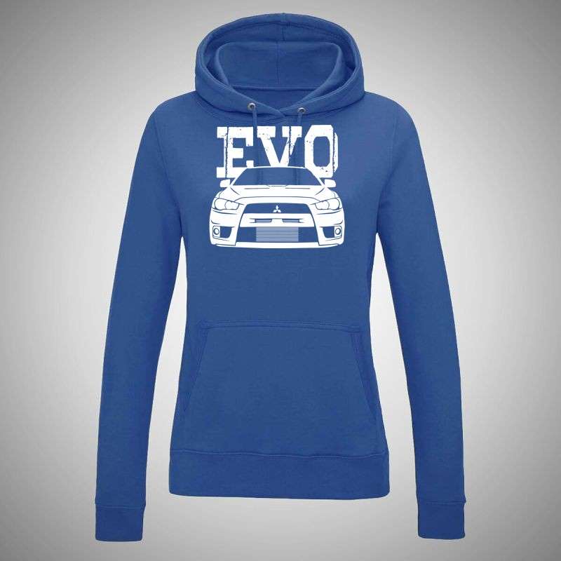 Női kapucnis pulóver Mitsubishi Lancer Evo