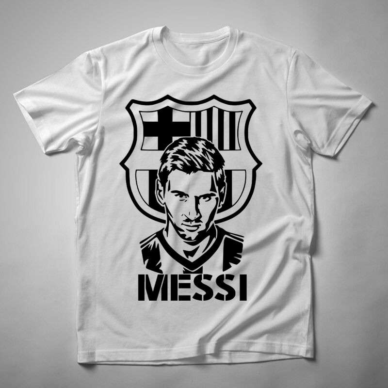 Férfi póló Messi Barca