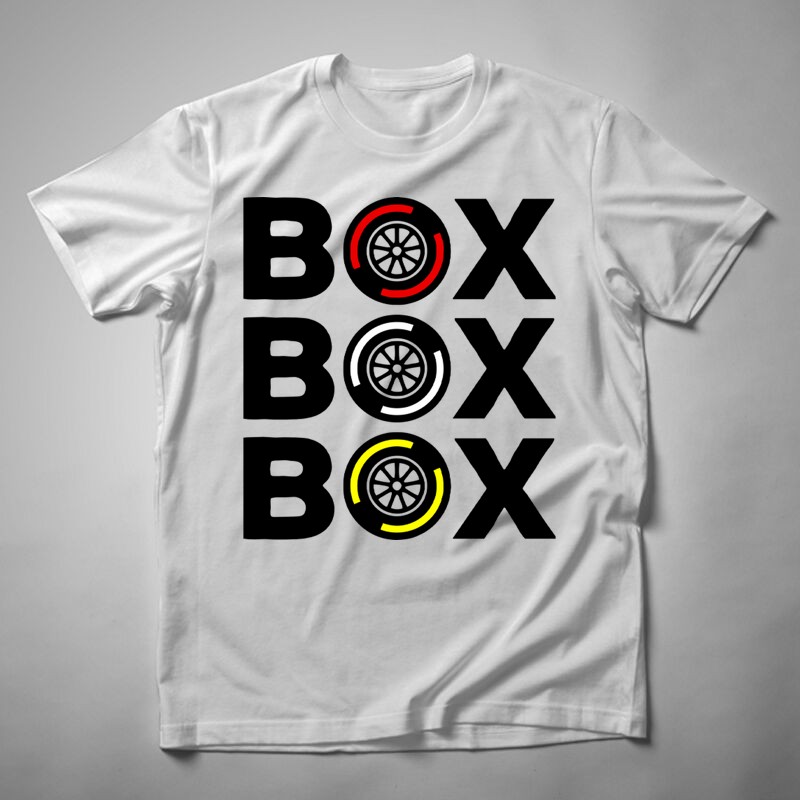 Férfi póló Box Box Box