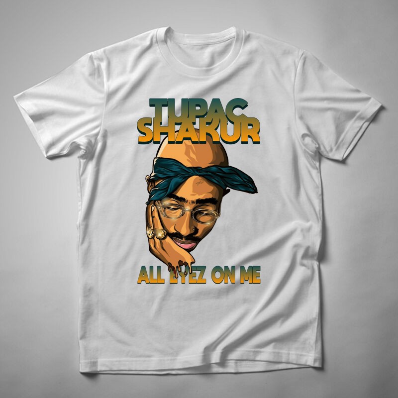 Férfi póló Tupac Shakur All Eyez On Me 2.0