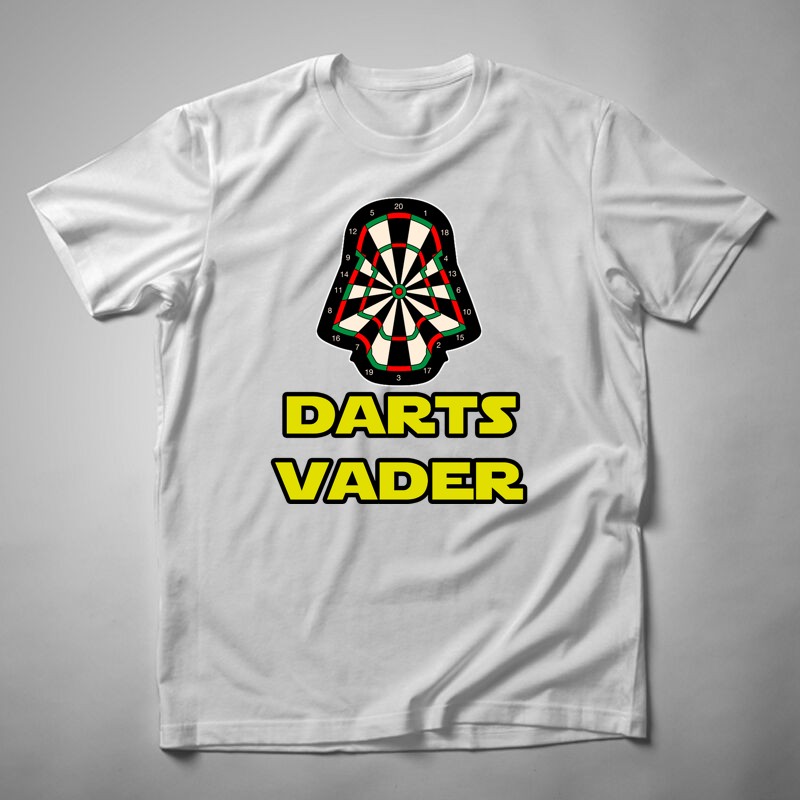 Férfi póló Darts Vader