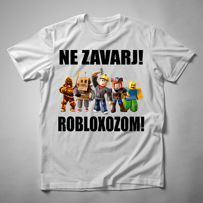 Férfi póló Ne Zavarj Robloxozom