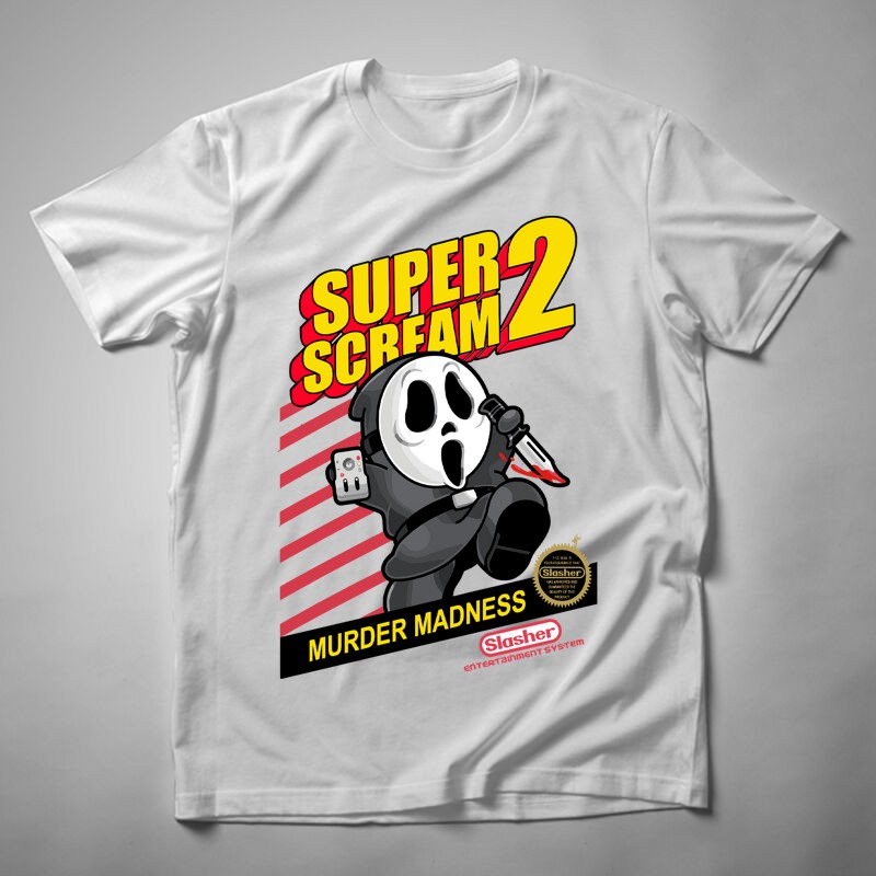 Férfi póló Super Scream 2