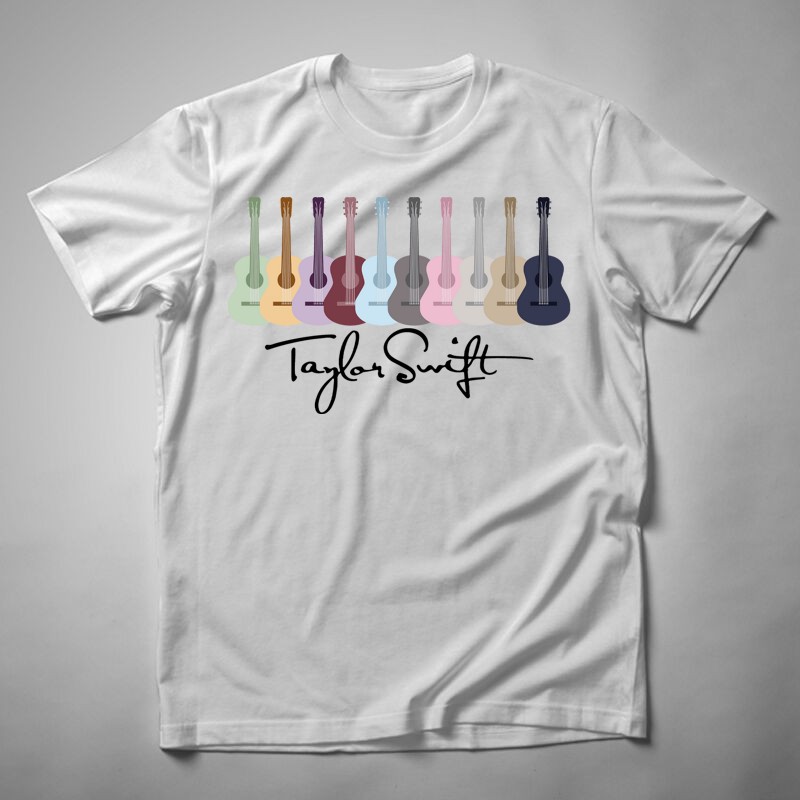 Férfi póló Taylor Swift Gitárok