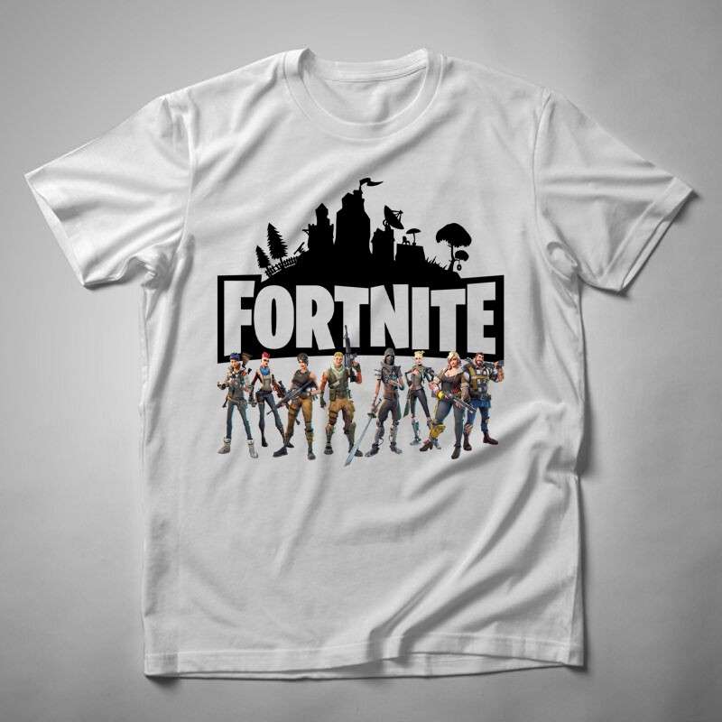 Férfi póló Fortnite Team