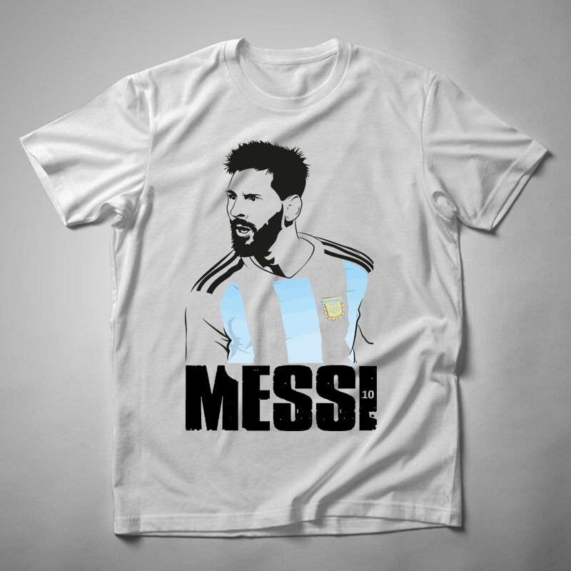Férfi póló Messi Argentin