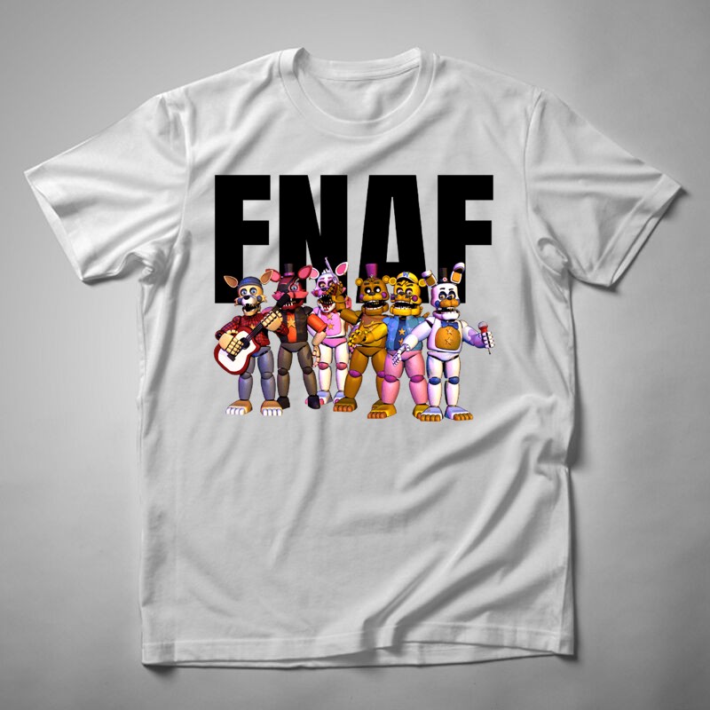 Férfi póló FNAF Karakterek
