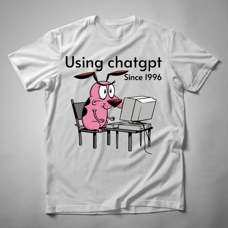 Férfi póló Bátor ChatGPT
