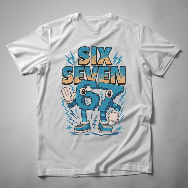 Férfi póló Six Seven Italian Brainrot