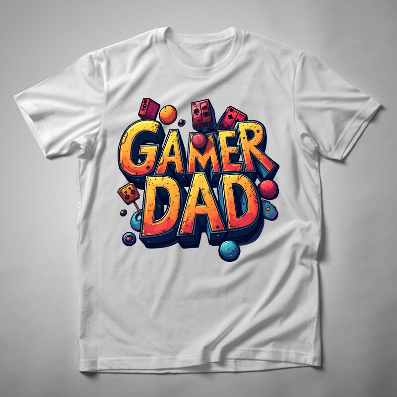 Férfi póló Gamer Dad 3.0