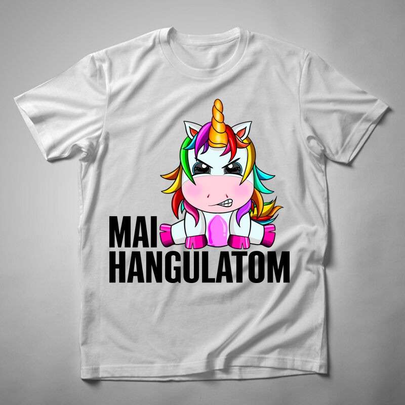 Férfi póló Mai Hangulatom Unikornis