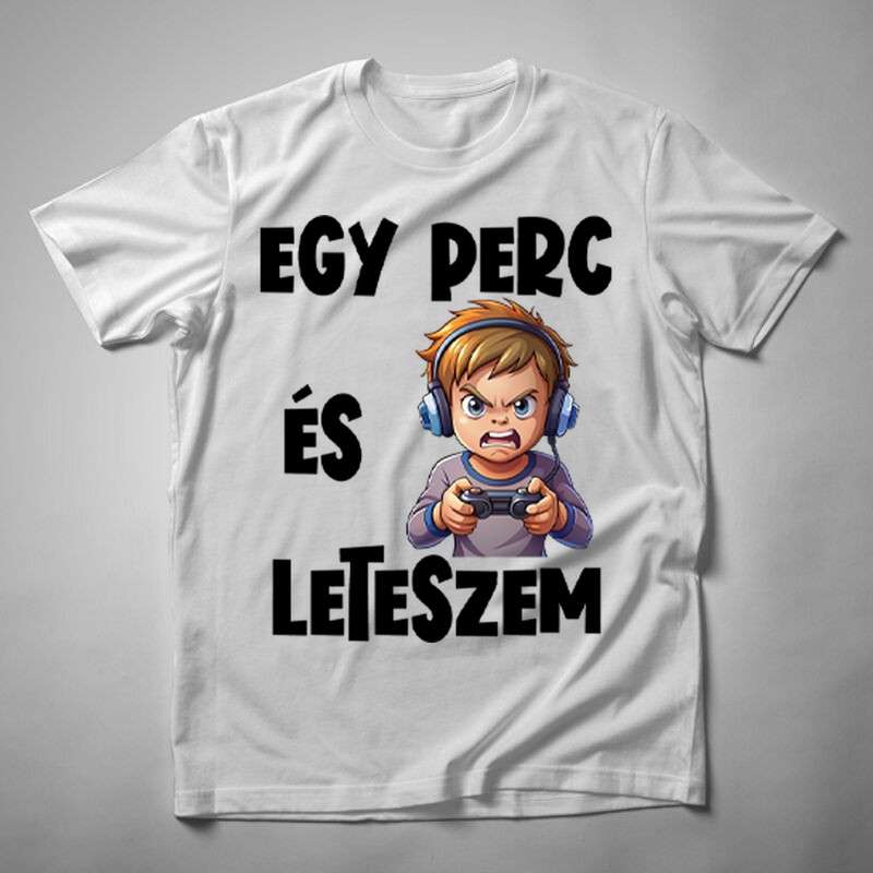 Férfi póló Egy Perc És Leteszem