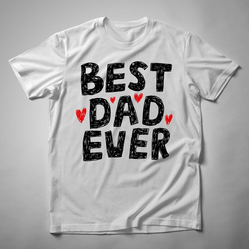 Férfi póló Best Dad Ever Szives
