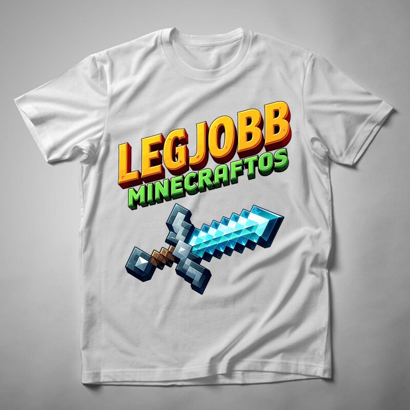 Férfi póló Legjobb Minecraftos