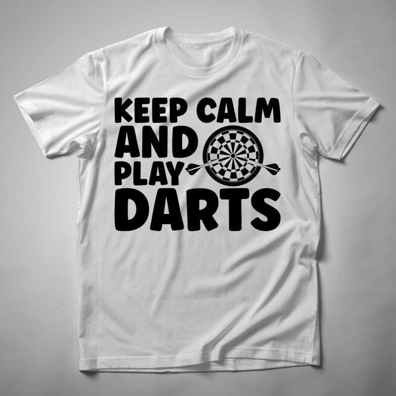 Férfi póló Keep Calm And Play Darts