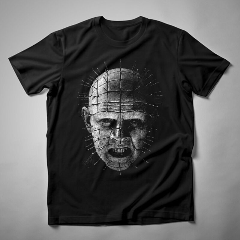 Férfi póló Pinhead Face