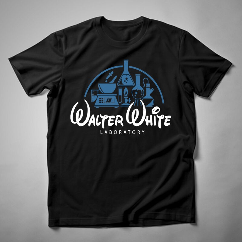 Férfi póló Walter White Laboratory 2.0