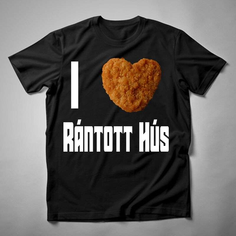 Férfi póló I Love Rántott Hús