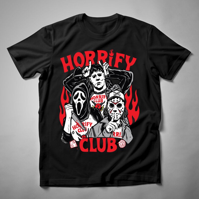 Férfi póló Horrify Club