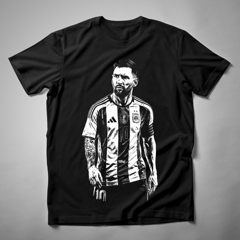 Férfi póló Messi Fehér