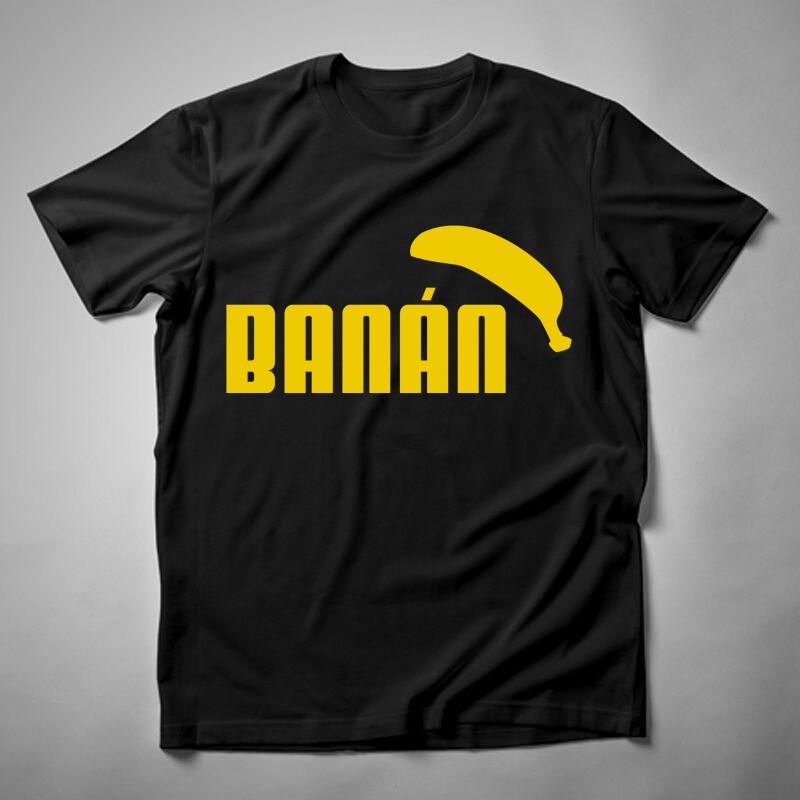 Férfi póló Banán