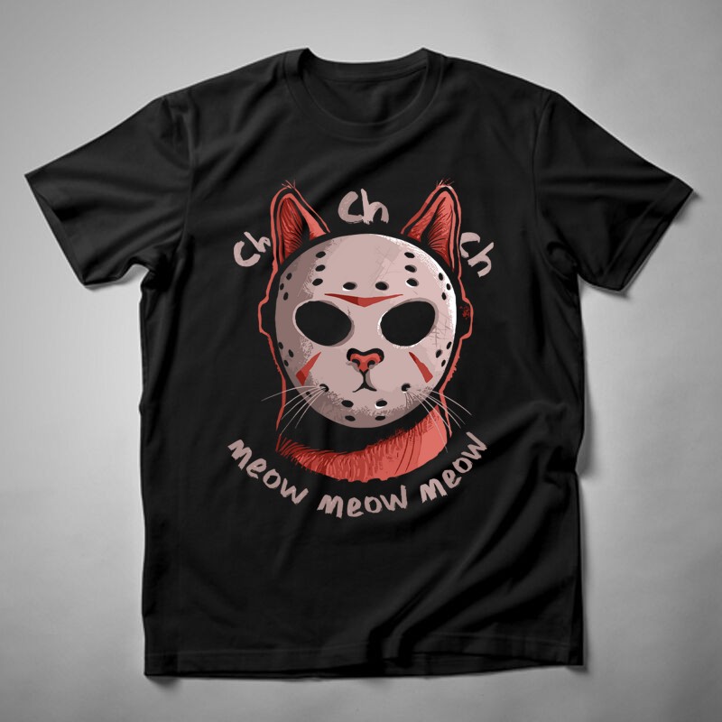 Férfi póló Jason Cat